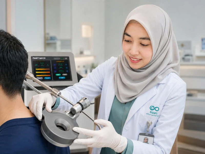 Peripheral Magnetic Stimulation PMS equipment at Soah Physical Therapy Clinic Hat Yai
