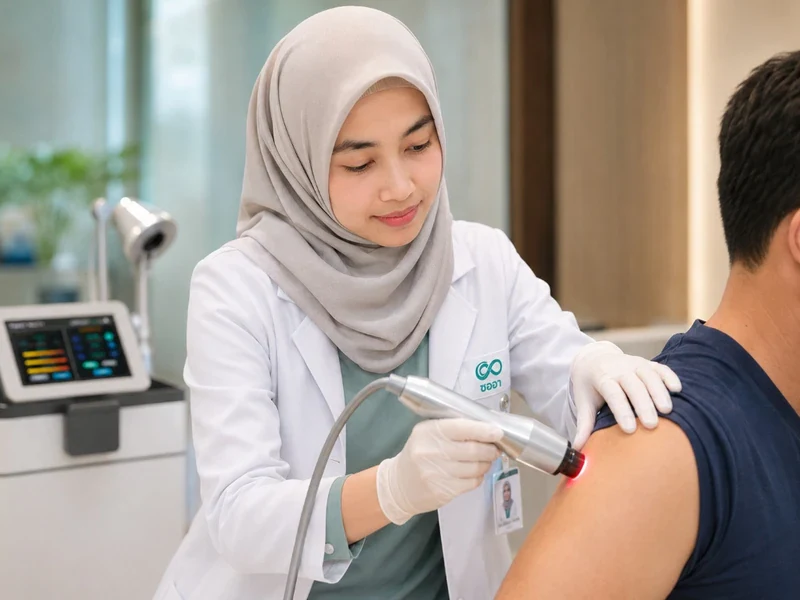 High Power Laser Therapy equipment at Soah Physical Therapy Clinic Hat Yai
